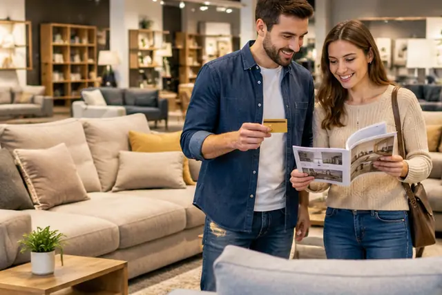 Carte Fnac Mastercard posée sur des livres et un casque audio
