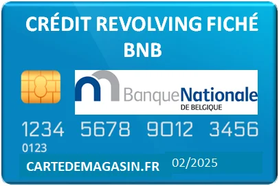 CARTE DE FIDÉLITÉ AVEC CRÉDIT RENOUVELABLE POUR FICHÉ BNB 2026 