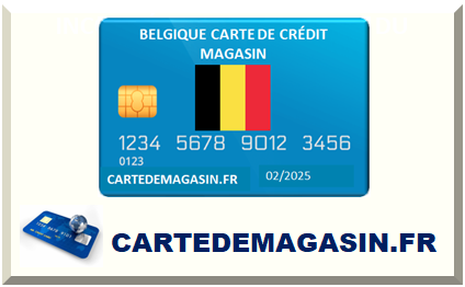 BELGIQUE CARTE DE MAGASIN AVEC CRÉDIT REVOLVING 2024